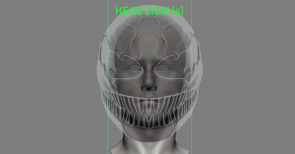 Venom Mask - Helmet for Cosplay  3D Print 219705