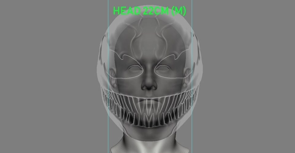 Venom Mask - Helmet for Cosplay  3D Print 219706