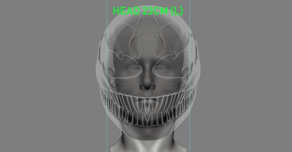 Venom Mask - Helmet for Cosplay  3D Print 219707