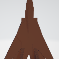 Small Cubixal Fighter Jet 3D Printing 219756