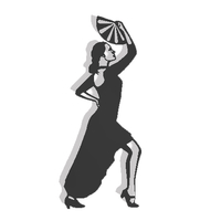 Spanish Flamenco Dancer Wall Art  - Thumbnail 3
