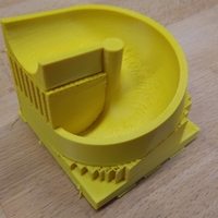 Spiral brick for rolling ball rail like a lego duplo - Thumbnail 2