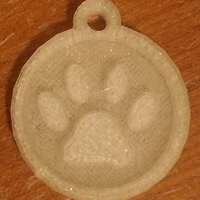 Dog Paw Pendant - Thumbnail 2