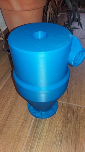 Vacuum Cyclone 40mm vac hose  200X200 print bed 3D Print 219865