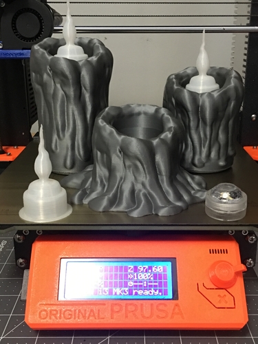 LED Light Flame Diffuser  3D Print 220050