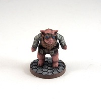 Small Pigdexter, 28mm Miniature 3D Printing 2201