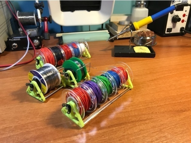 Solder Spool Holder 3D Print 220243