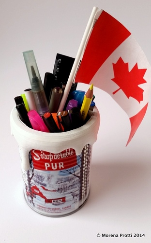 Maple Syrup Can Top - Pencil Holder Decoration 3D Print 22030