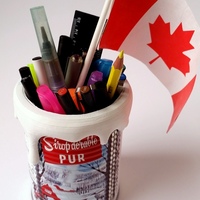 Maple Syrup Can Top - Pencil Holder Decoration - Thumbnail 5