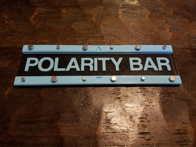 Magnetic Polarity Bar  3D Print 220300