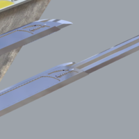 Power rangers ninja steel sword 3D print model - Thumbnail 6