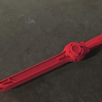 Power rangers ninja steel sword 3D print model - Thumbnail 7