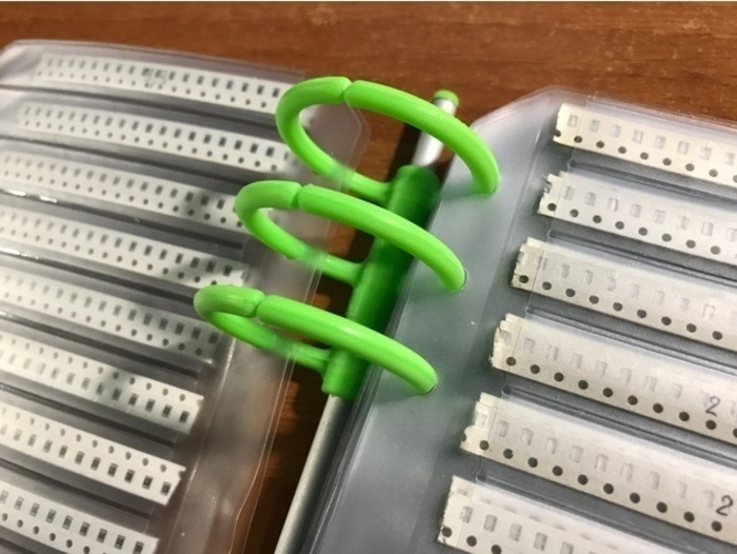 SMD page holder clips 3D Print 220519