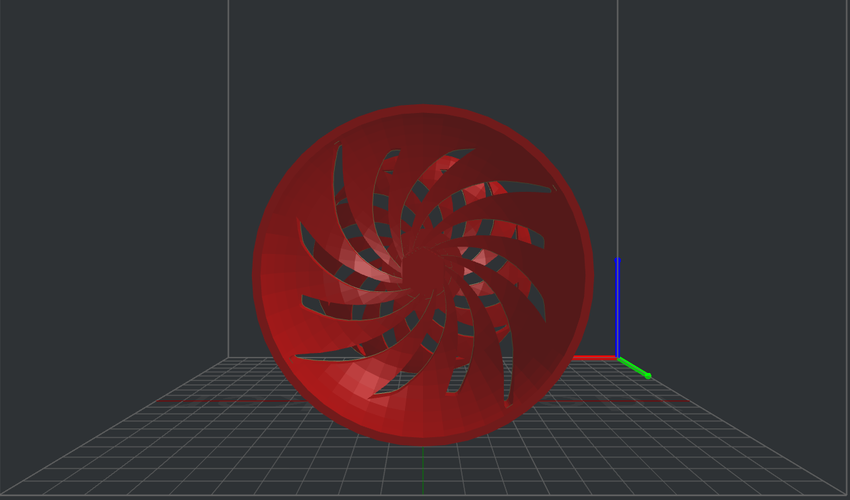 Spiral Diabolo 3D Print 220666