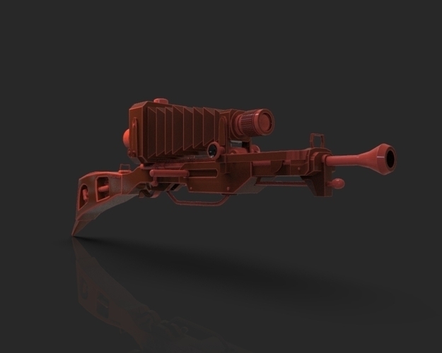 Steampunk Camera Sniper Rifle 3D Print 220684