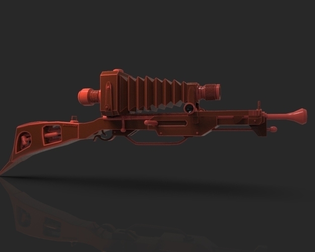 Steampunk Camera Sniper Rifle 3D Print 220685