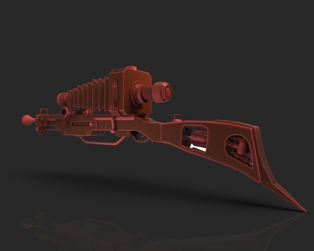 Steampunk Camera Sniper Rifle 3D Print 220689