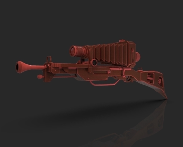 Steampunk Camera Sniper Rifle 3D Print 220690