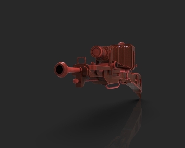 Steampunk Camera Sniper Rifle 3D Print 220691