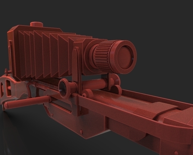 Steampunk Camera Sniper Rifle 3D Print 220692