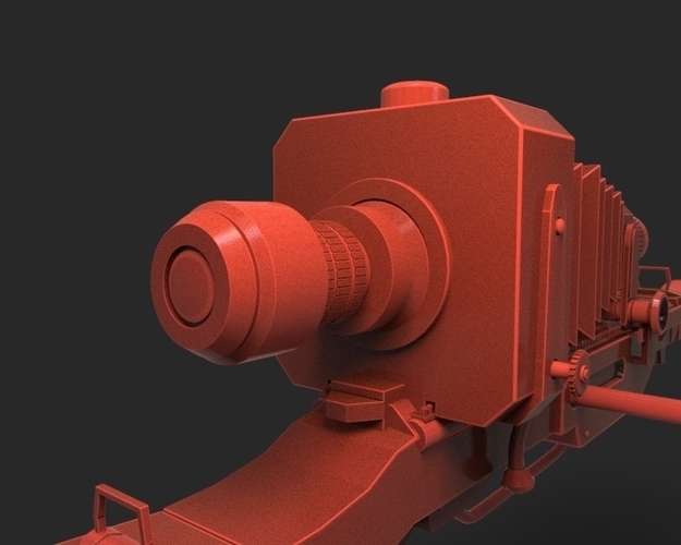 Steampunk Camera Sniper Rifle 3D Print 220693