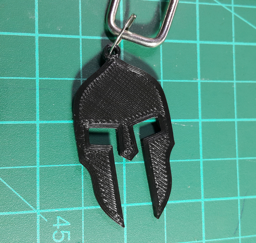 Spartan helmet key chain 3D Print 220815