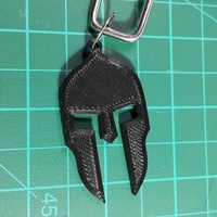 Small Spartan helmet key chain 3D Printing 220816