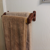 Towel Rack - Art Deco - Thumbnail 1