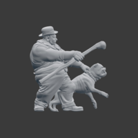 Victorian Tough with dog - Thumbnail 2