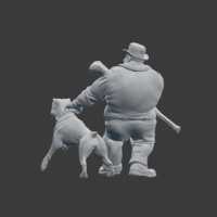 Victorian Tough with dog - Thumbnail 3
