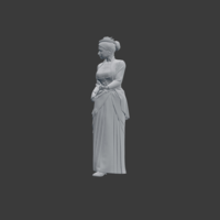 32mm Victorian Woman with Dagger - Thumbnail 2