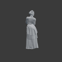 32mm Victorian Woman with Dagger - Thumbnail 3