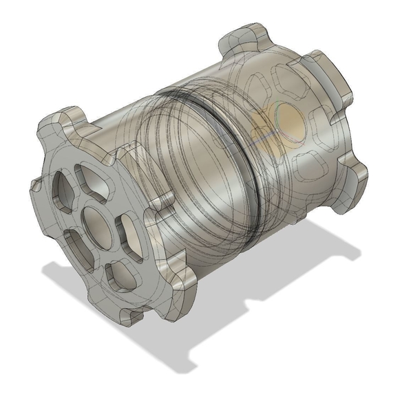 Adjustable Printer Spool Bushing For 2" Core