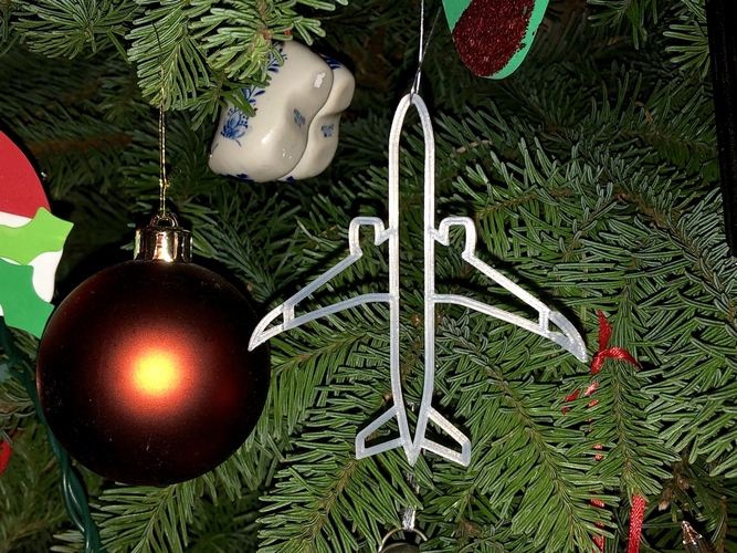 Big Ol’ Jet Airliner (Holiday Ornament) 3D Print 220981