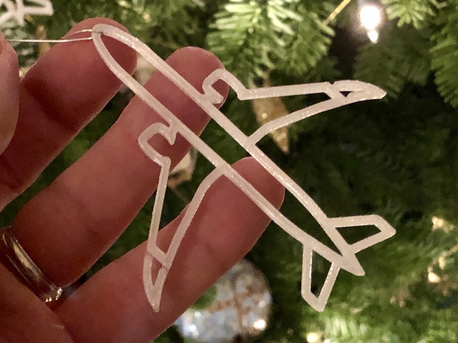 Big Ol’ Jet Airliner (Holiday Ornament) 3D Print 220984
