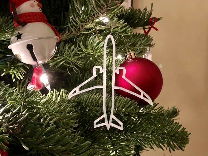 Big Ol’ Jet Airliner (Holiday Ornament) 3D Print 220985