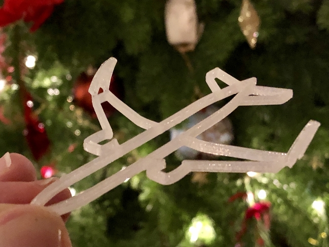 Big Ol’ Jet Airliner (Holiday Ornament) 3D Print 220986