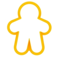 Small Coockie Cutter - Gingerbread man 3D Printing 221016