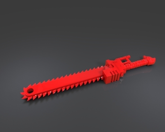 Chainsaw Warhammer 40K 3D Print 221067