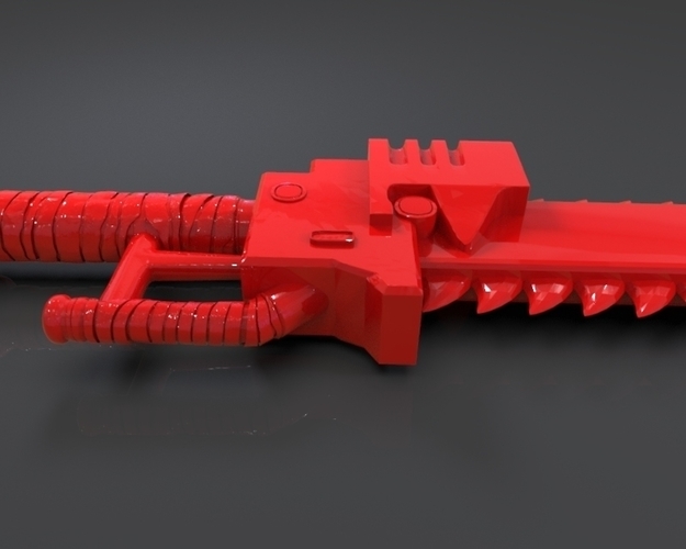 Chainsaw Warhammer 40K 3D Print 221074