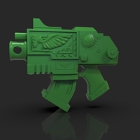 Small Pistol Warhammer 40K 3D Printing 221080