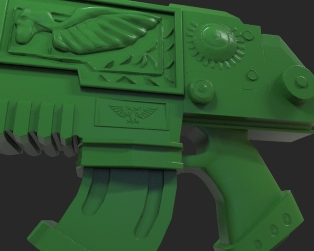 Pistol Warhammer 40K 3D Print 221087