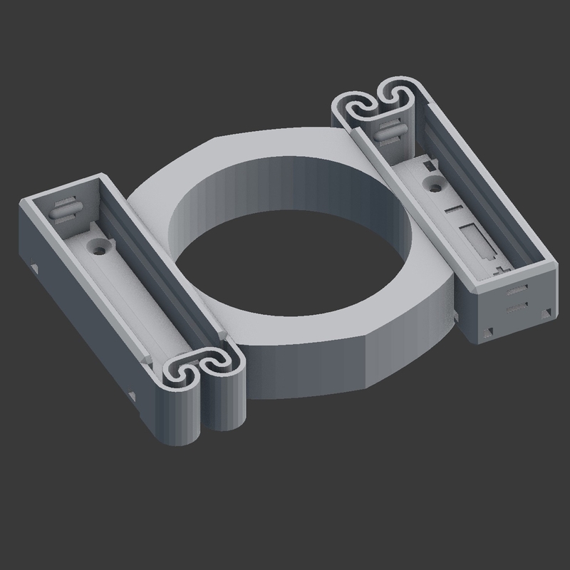 Holder/container for 2xAA battery 
