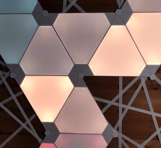 Ingen måde automatisk Som 3D Printed Nanoleaf Aurora Universal Holder by db1 | Pinshape