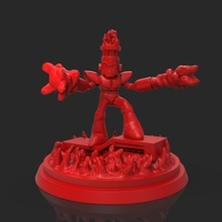 Small Fireman (Rockman/Megaman) 3D Printing 221453