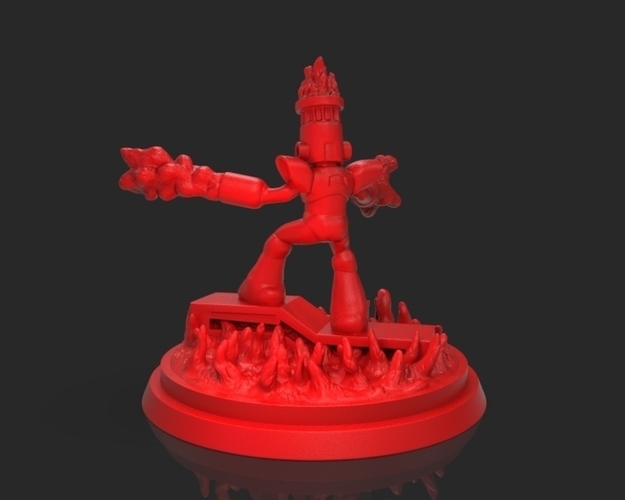 Fireman (Rockman/Megaman) 3D Print 221458
