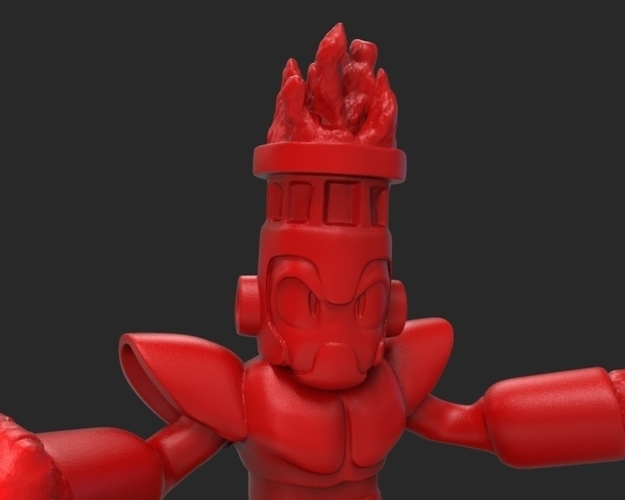Fireman (Rockman/Megaman) 3D Print 221463