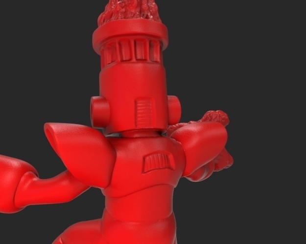 Fireman (Rockman/Megaman) 3D Print 221464