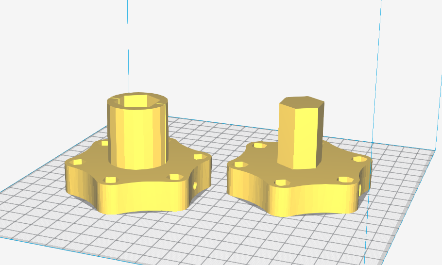 Sim wheel. Lock Connector 3d Print.