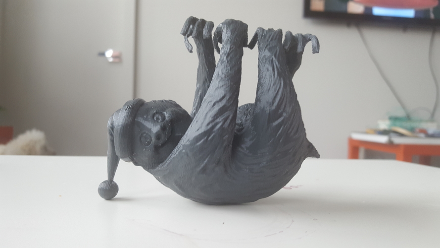 Christmas Sloth 3D Print 221655